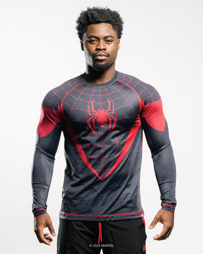 Spider-Man Miles Morales Long Sleeve MMA Rash Guard
